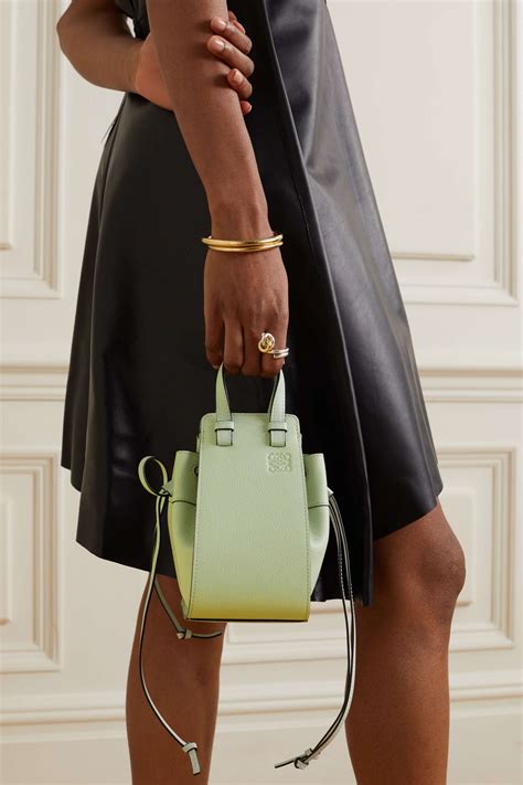 LOEWE Hammock mini leather shoulder bag .